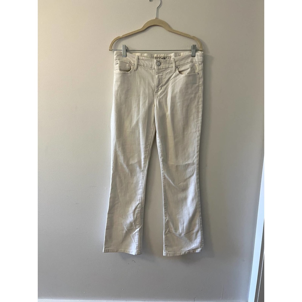 joe's bell bottom flare white jeans